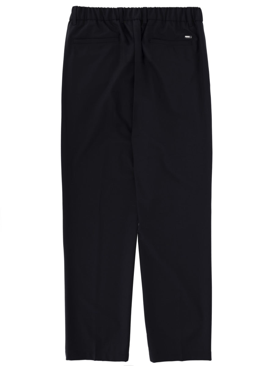Herno Wool-Blend Trousers — Blue, view 2