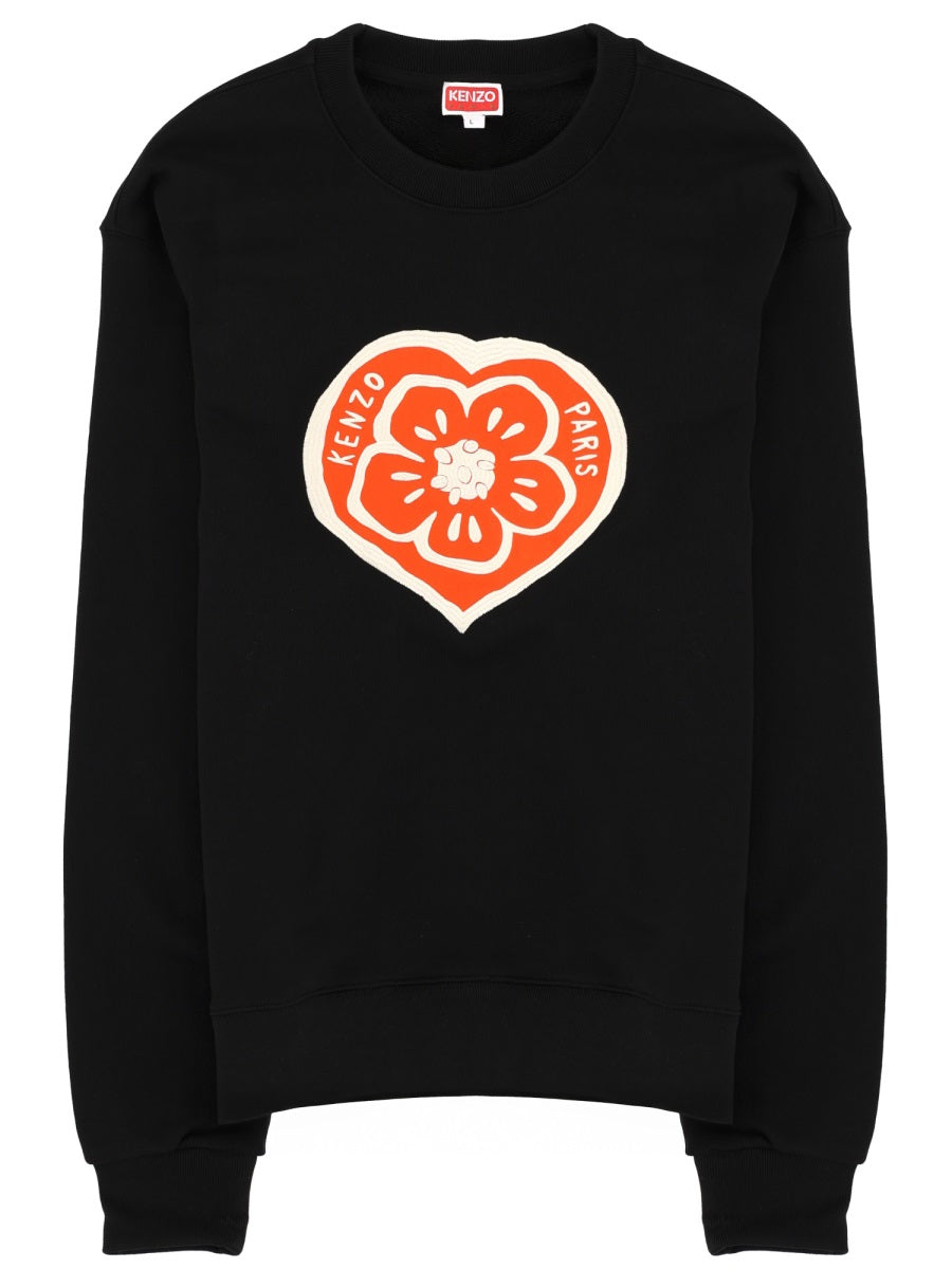 Kenzo Boke Heart Sweatshirt — Black by Kenzo