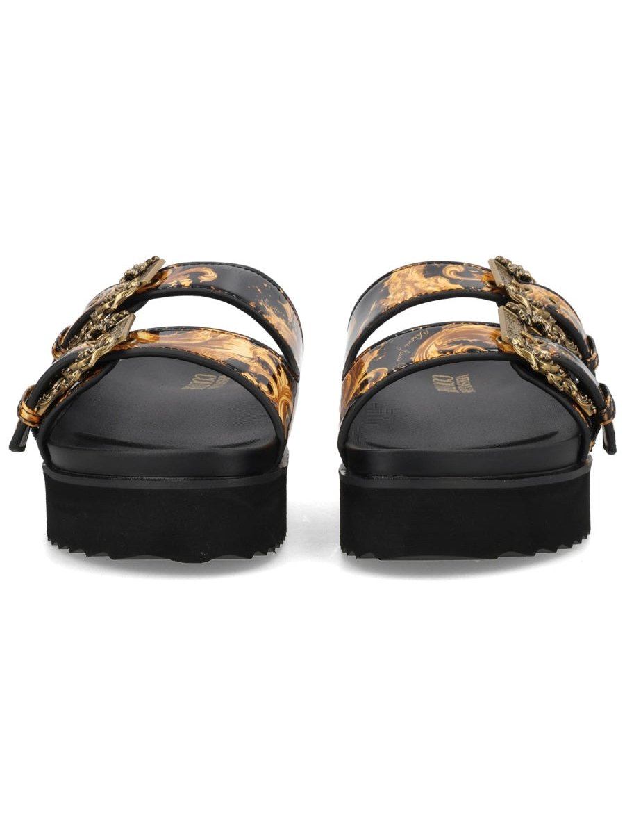Versace Jeans Couture Arizona Sandal — Black by Versace Jeans Couture