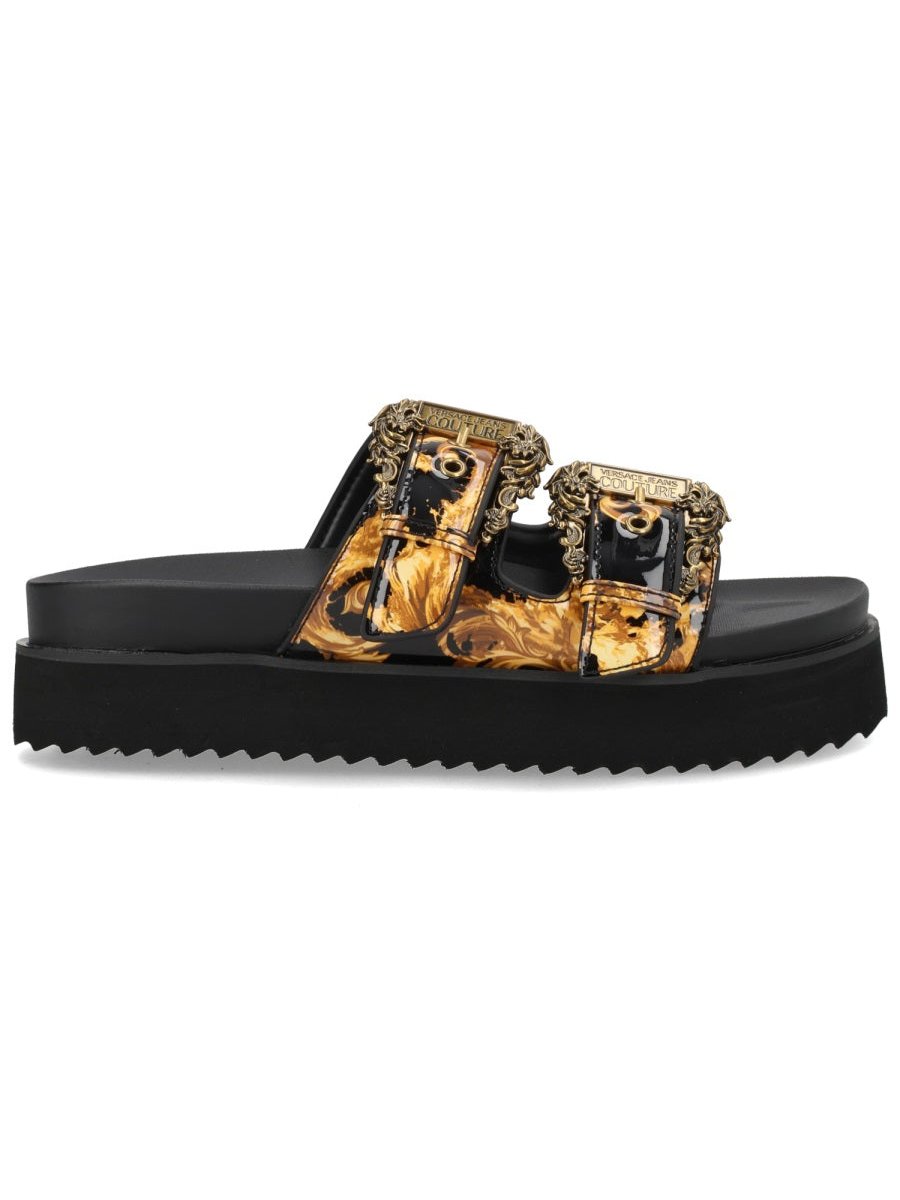 Versace Jeans Couture Arizona Sandal — Black, view 5