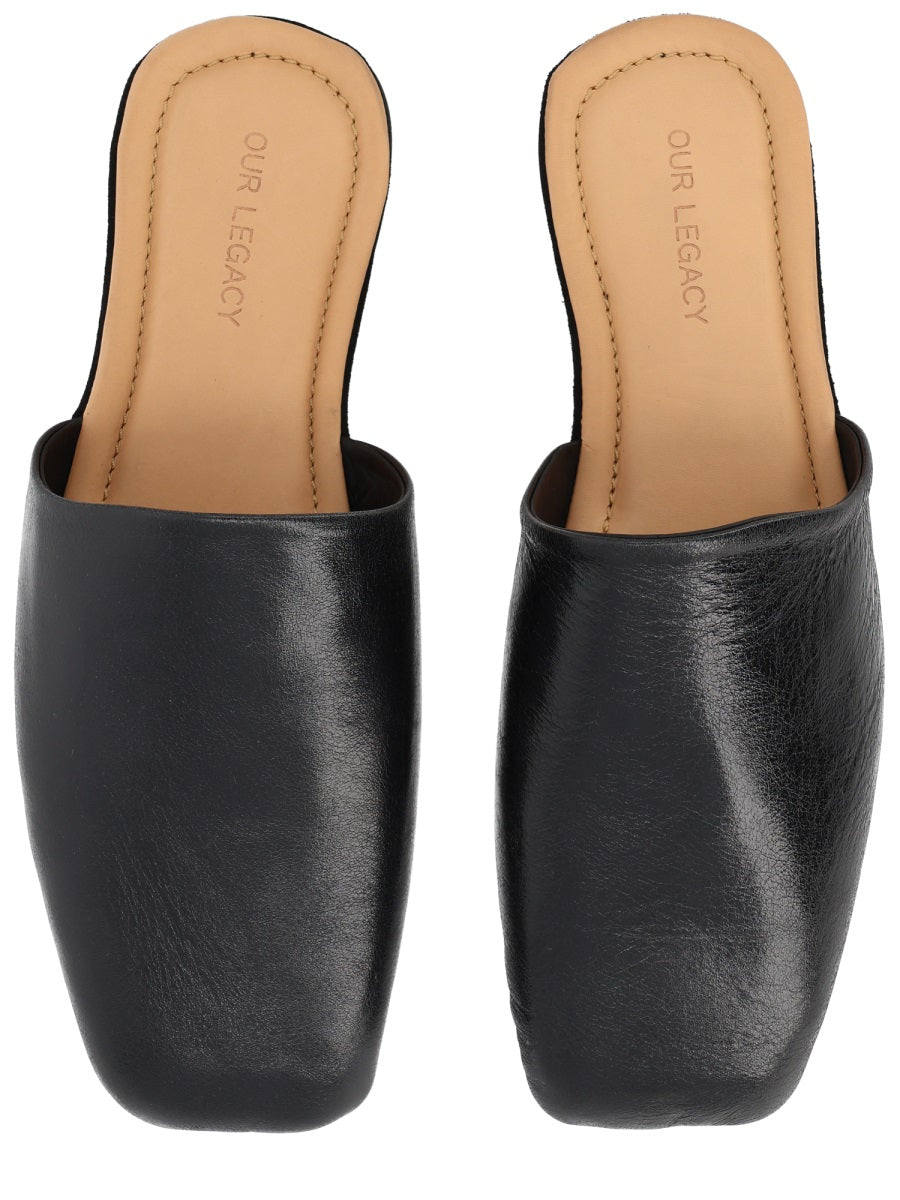 Our Legacy Cigar Slipper — Black, view 3