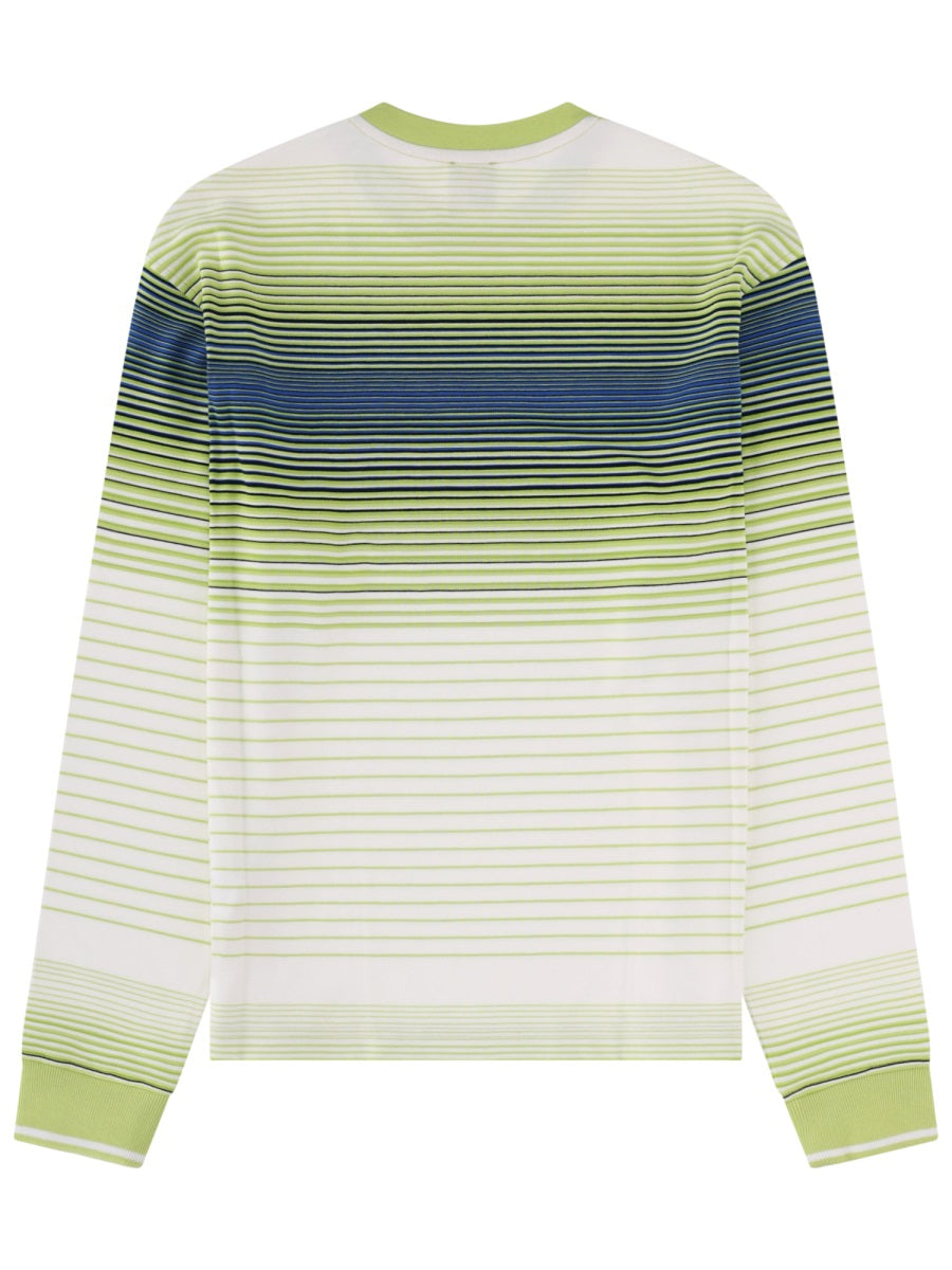 Casablanca Logo Multicolour Pima Cotton T-Shirt — Multicolor, view 2