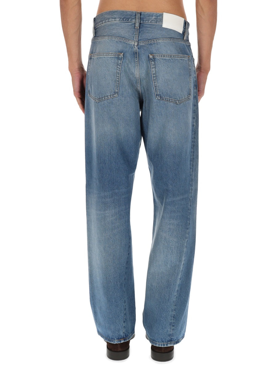 Sunflower Wide Twist Jeans — Blue, view 3