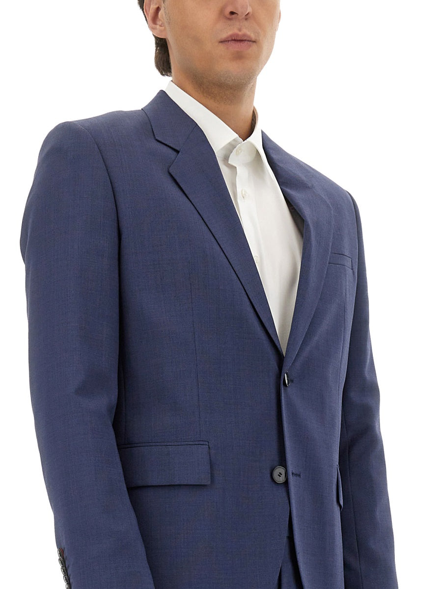 Hugo Recycled Polyester Blend Jacket — Blue, view 2