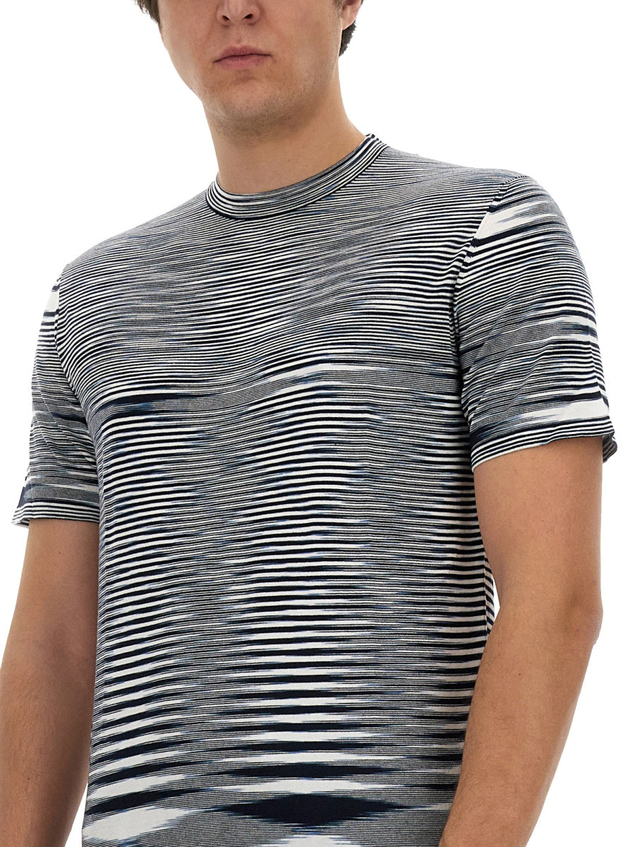 Missoni Cotton T-Shirt — Blue, view 2