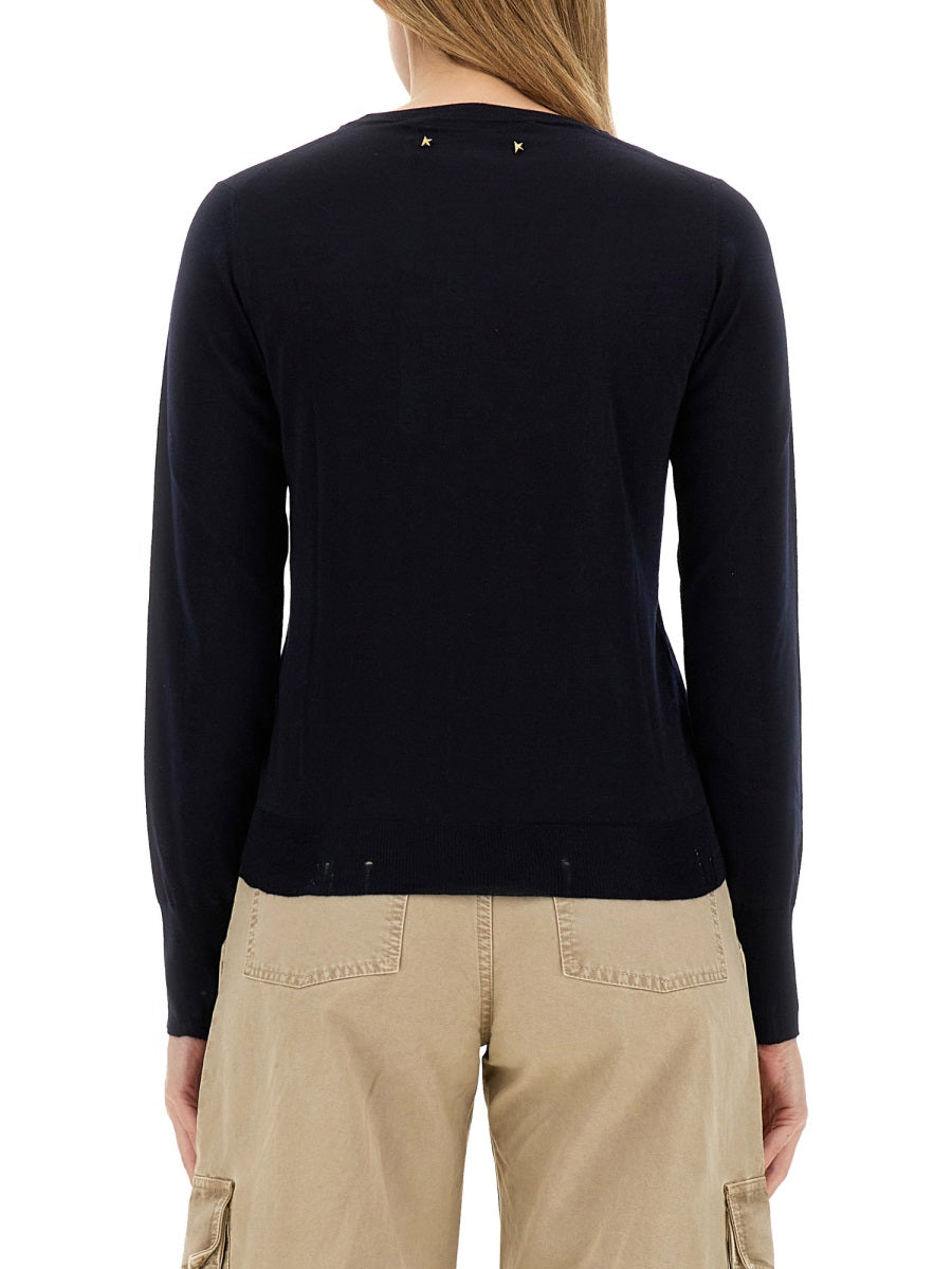 Golden Goose Virgin Wool Sweater — Blue by Golden Goose
