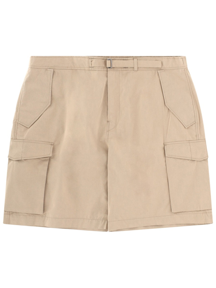 Ps Paul Smith Cotton-Blend Cargo Shorts — Brown by Ps Paul Smith