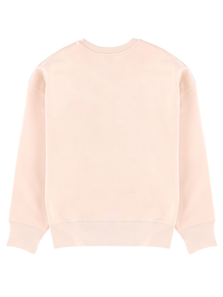 Ps Paul Smith Logo-Embroidered Organic Cotton Sweatshirt — White, view 2