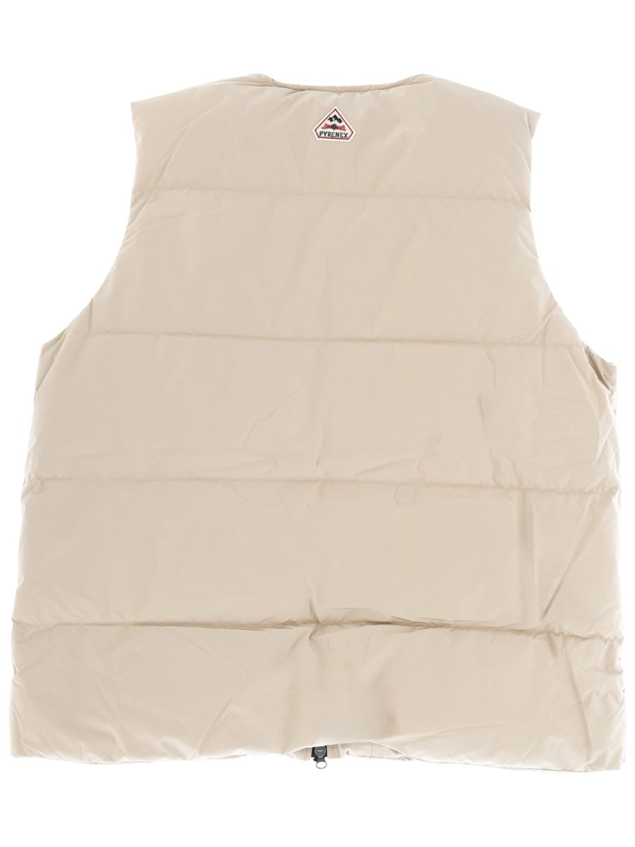 Pyrenex Recycled Polyester Vest — Beige, view 2