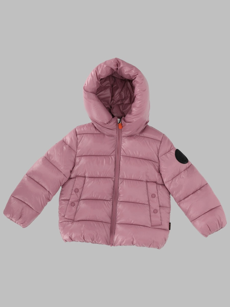 Save The Duck Hooded Nylon Raincoat — Red by Save The Duck