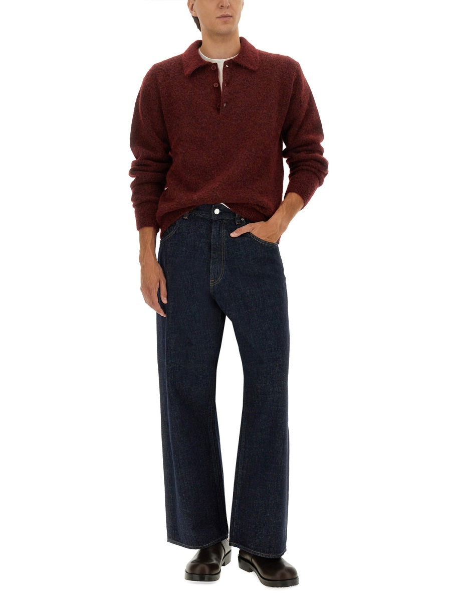 Sunflower Super Wide Jeans — Blue, view 3