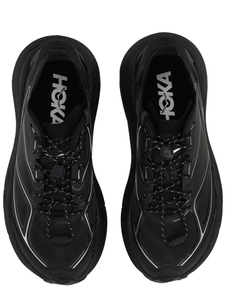 Hoka Stinson One7 Sneaker — Black, view 3