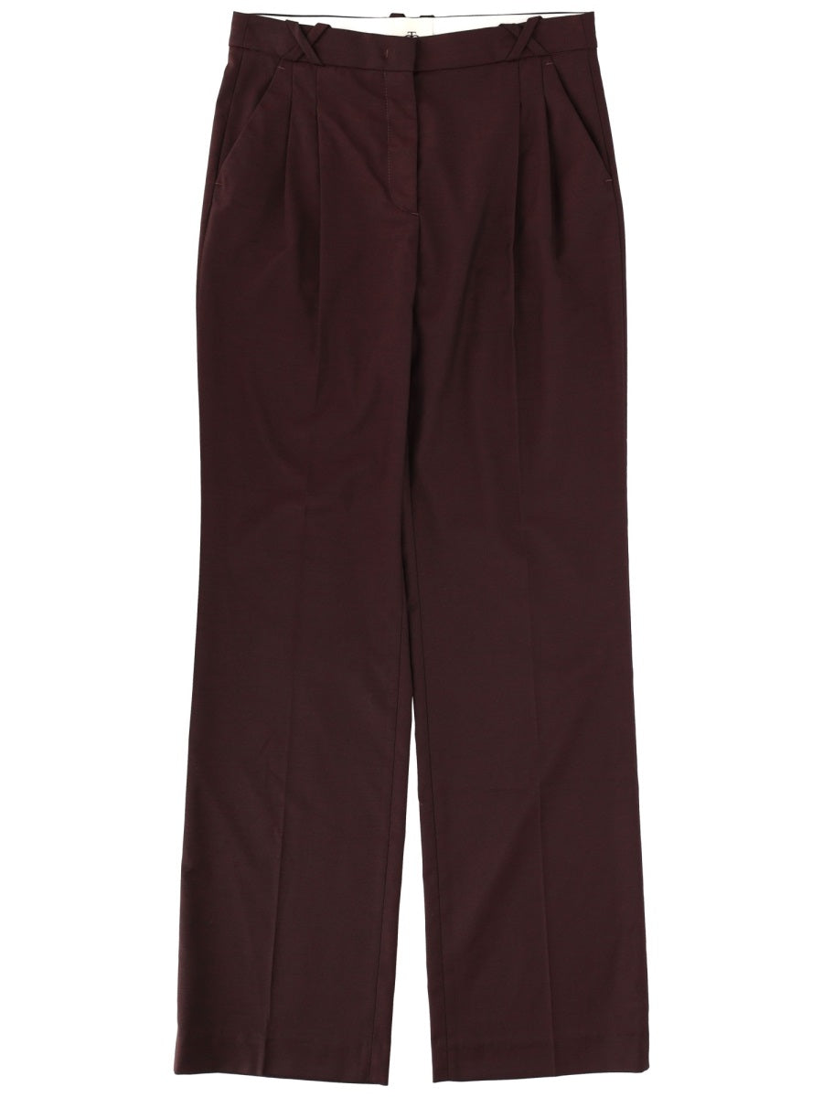 The Garment Necchi Trousers — Bordeaux by The Garment