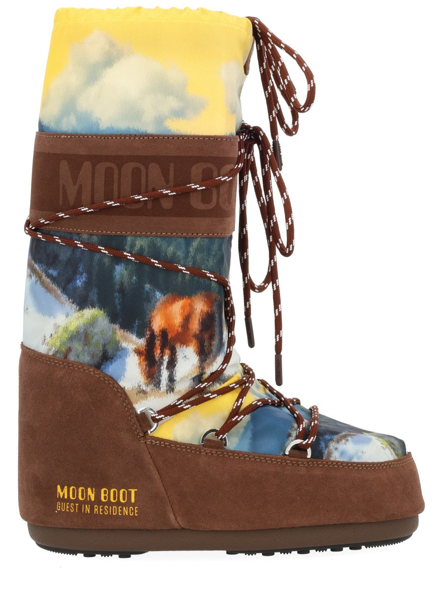 Moon Boot X Guest Residence Boot — Brown, view 4