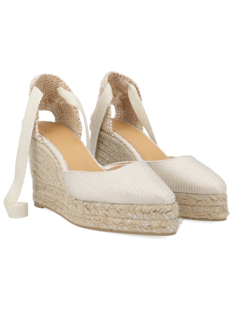 CastañEr Joyce Espadrille Flat — Silver, view 4