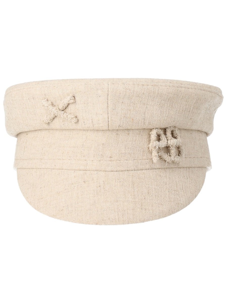 Ruslan Baginskiy KPC036PS26_LNV-BHRRBLINEN Flat Cap — Beige, view 2