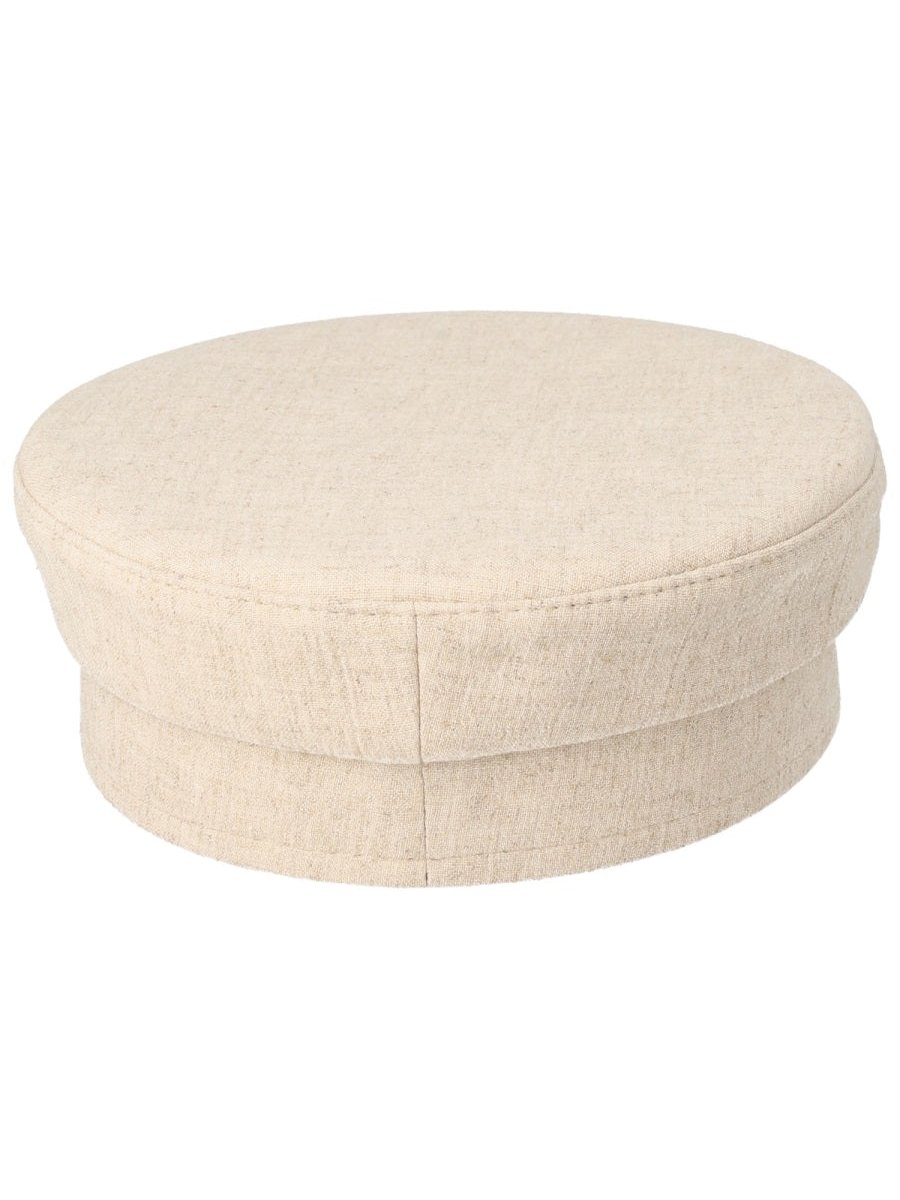 Ruslan Baginskiy KPC036PS26_LNV-BHRRBLINEN Flat Cap — Beige, view 3