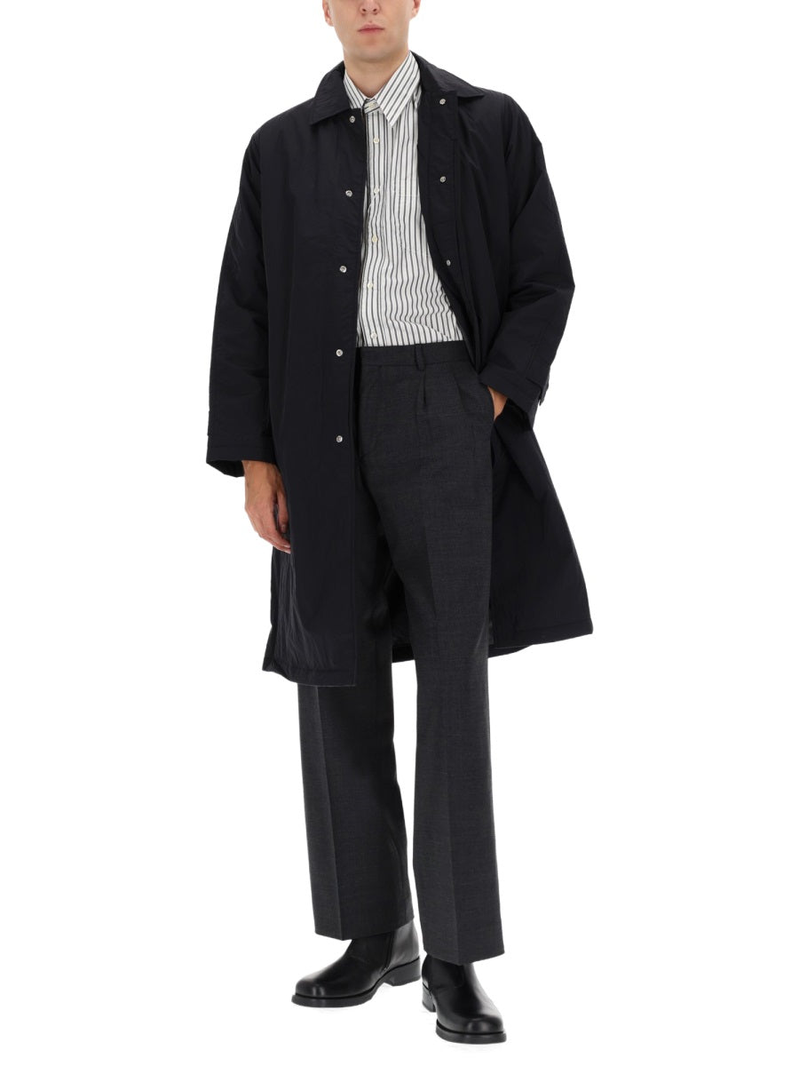 Sunflower Nylon Raincoat — Black, view 2