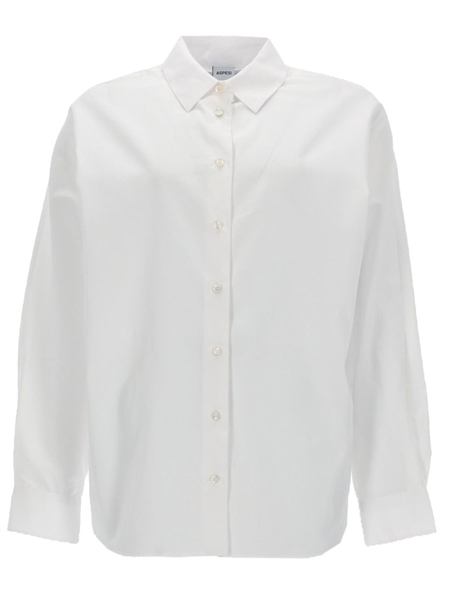 Aspesi Cotton Shirt — White by Aspesi