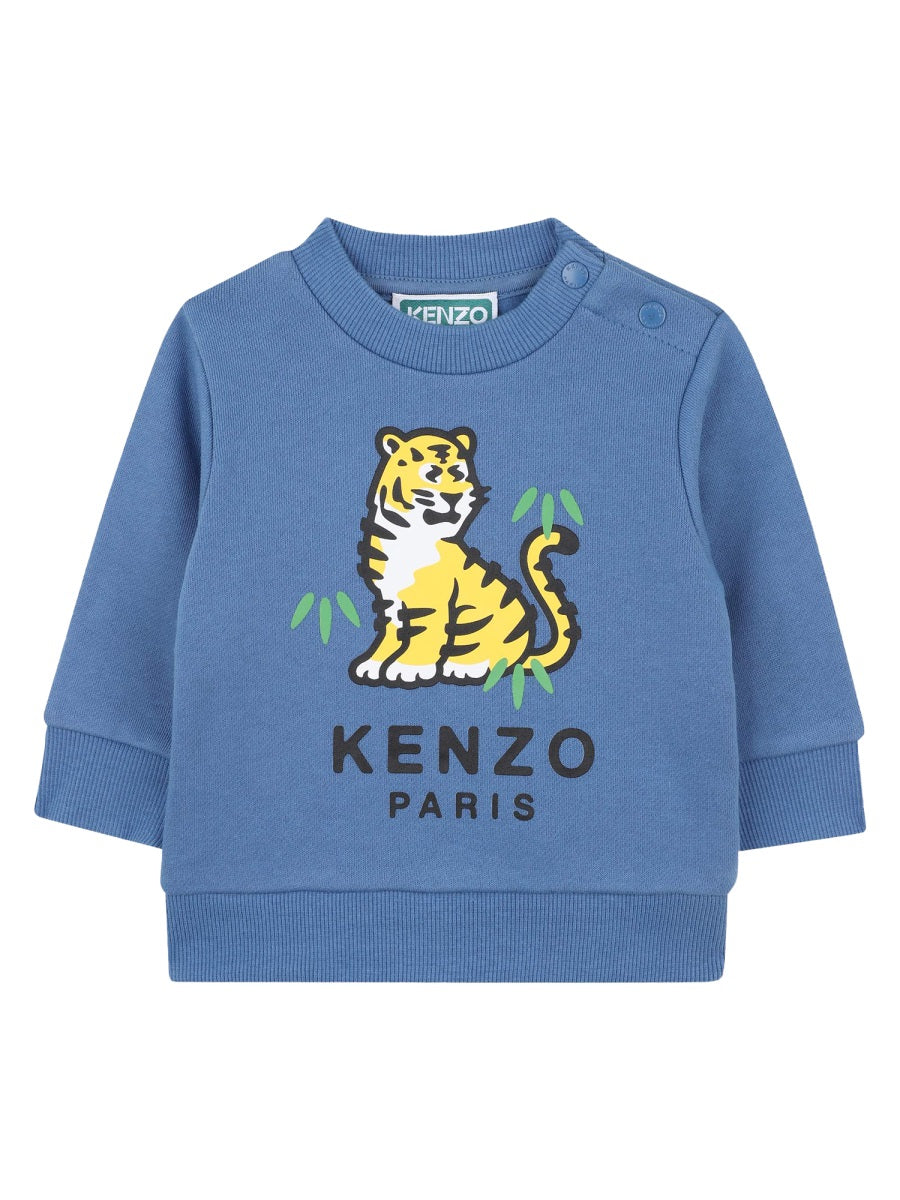 Kenzo Cotton Jersey Jersey Set — Blue, view 3