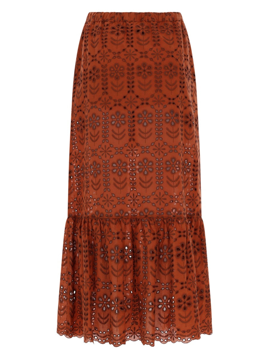 Ps Paul Smith Skirt — Brown, view 2