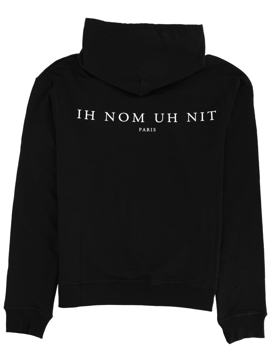 Ih Nom Uh Nit Graphic Print Sweatshirt — Black, view 2