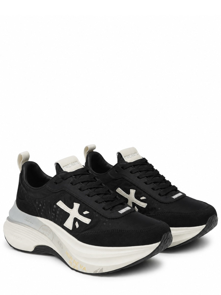 Premiata HILL Sneaker — Black, view 2