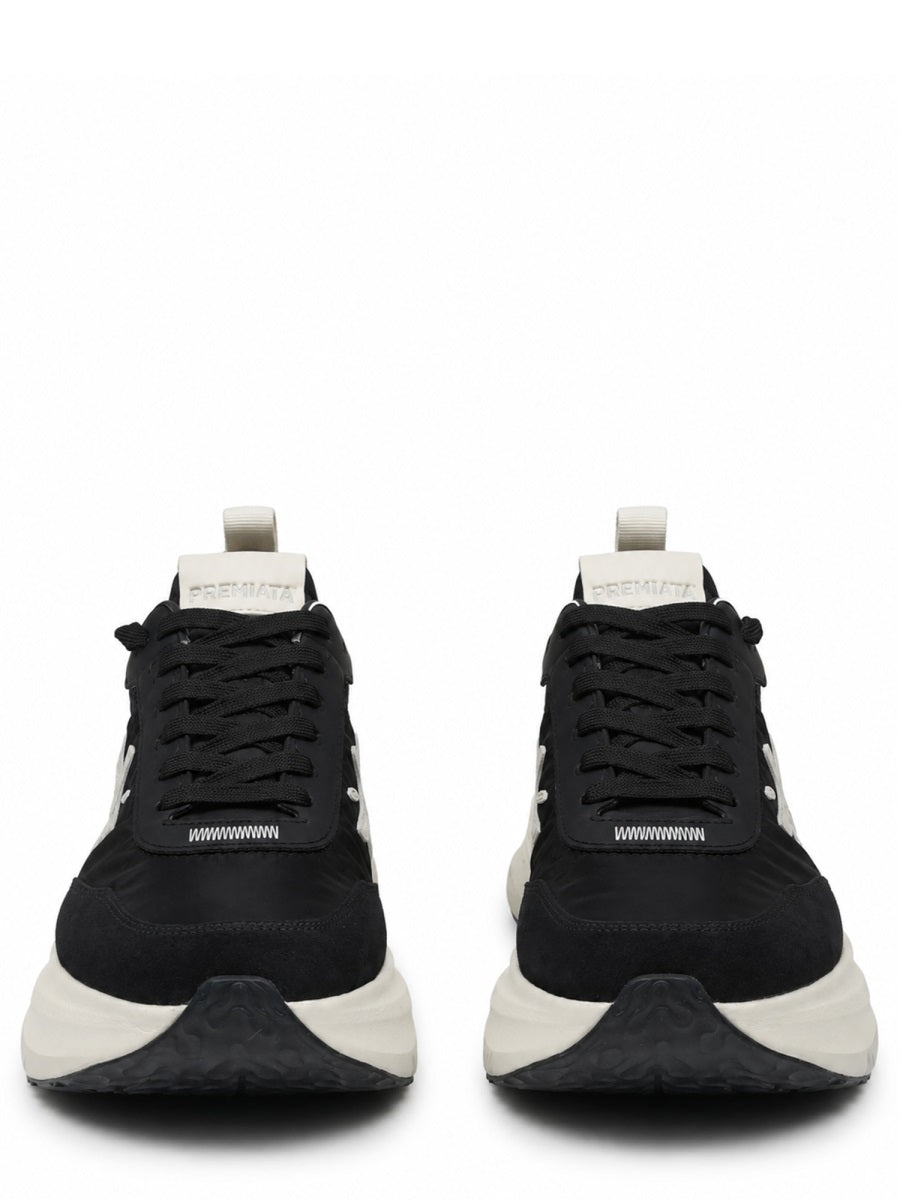 Premiata HILL Sneaker — Black, view 3