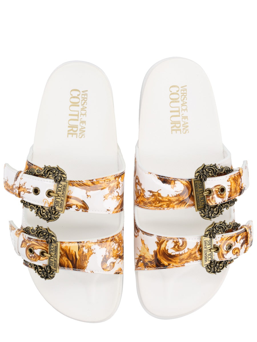 Versace Jeans Couture Arizona Sandals — White, view 4