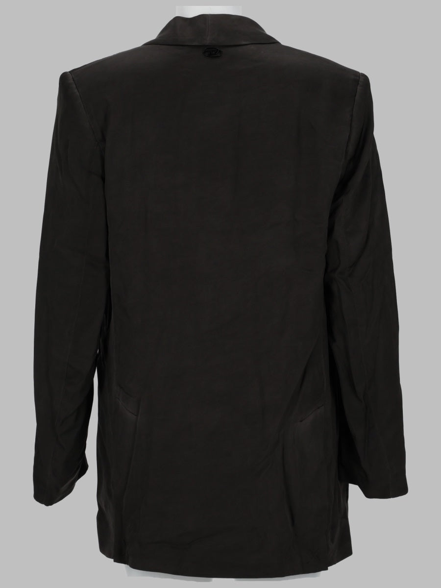Diesel Viscose Blazer — Gray, view 2