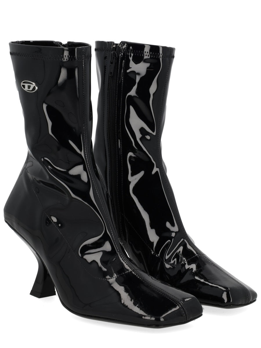 Diesel D-Amber MD Boots — Black, view 4