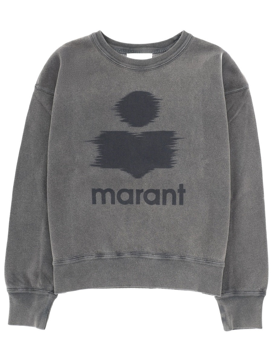 Marant éToile Cotton Blend Sweatshirt — Charcoal by Marant Etoile