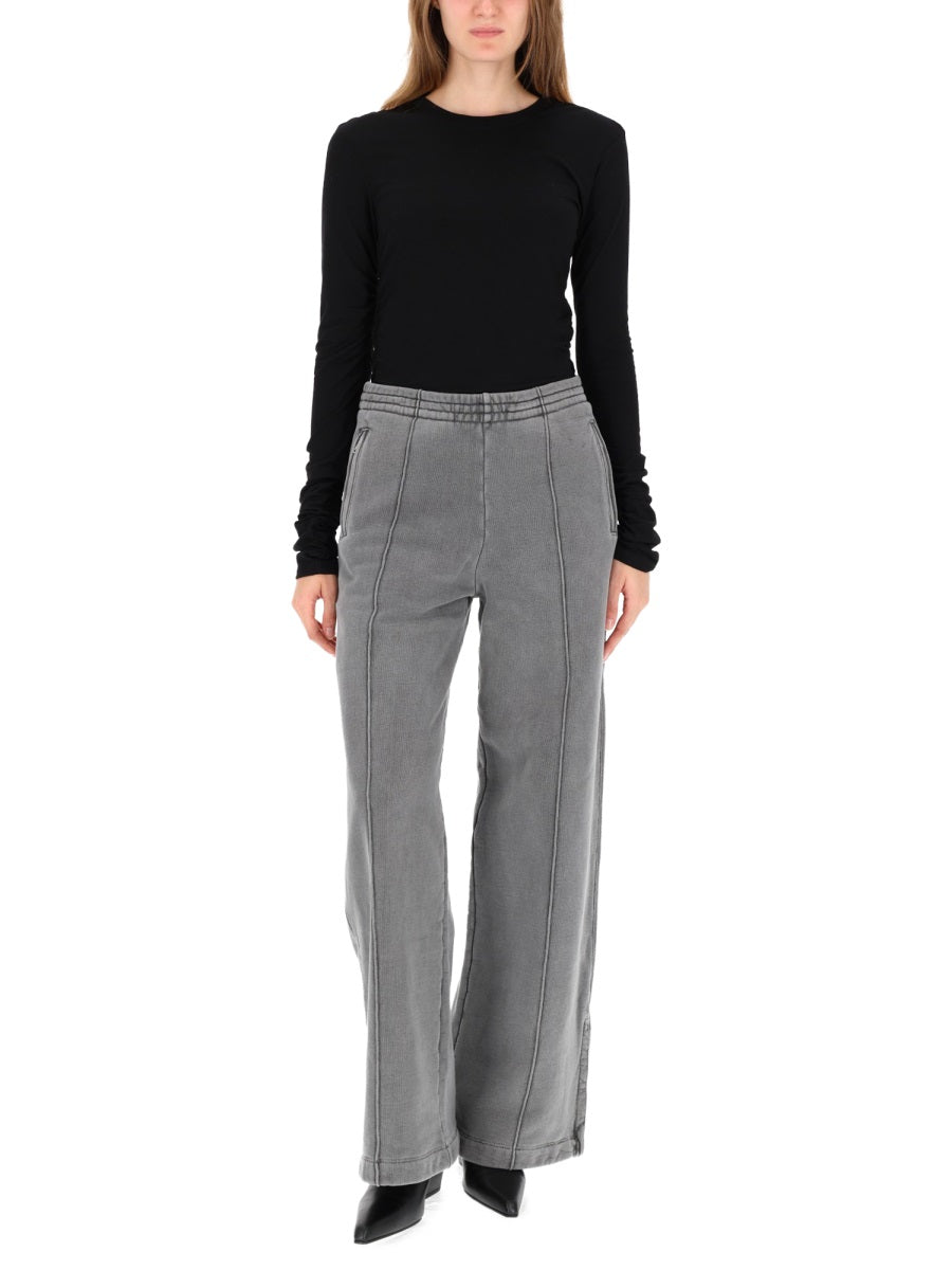 Our Legacy Wool Blend Long Sleeve T-Shirt — Black, view 4