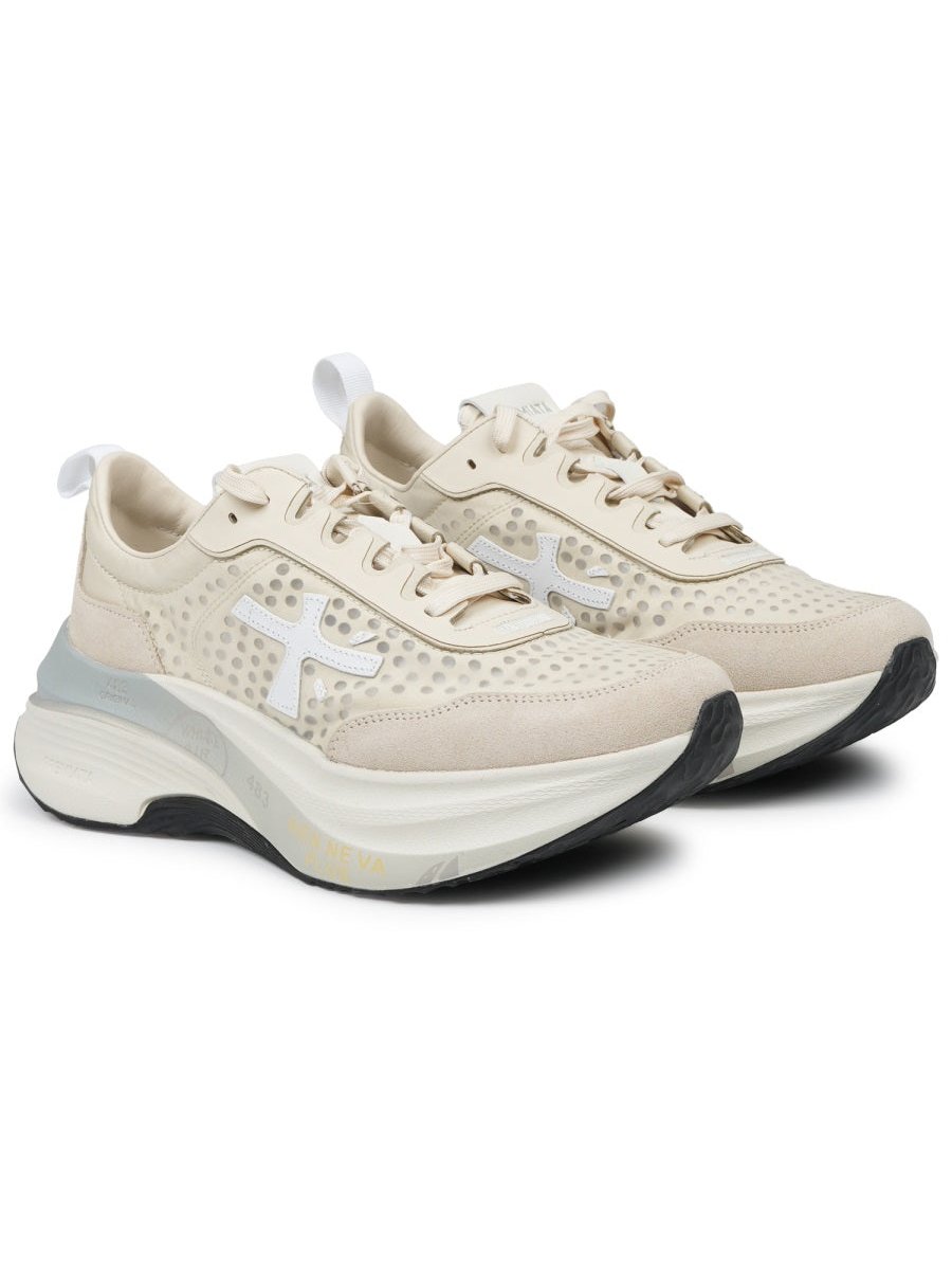Premiata Hill Sneakers — Beige, view 2