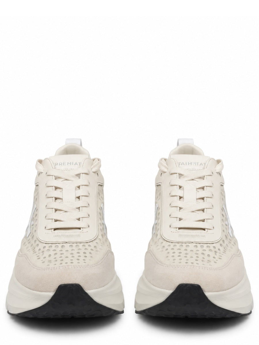 Premiata Hill Sneakers — Beige, view 3