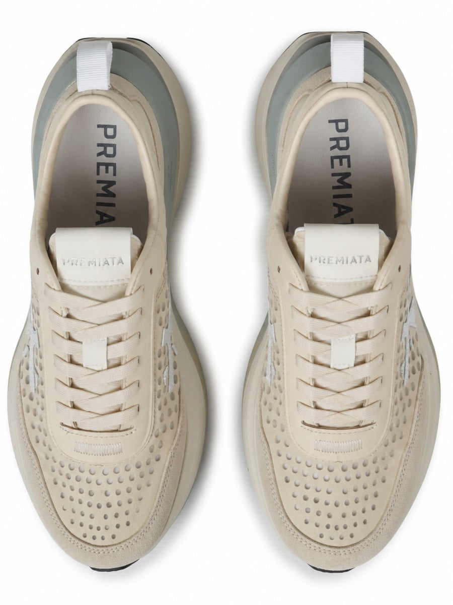 Premiata Hill Sneakers — Beige, view 5