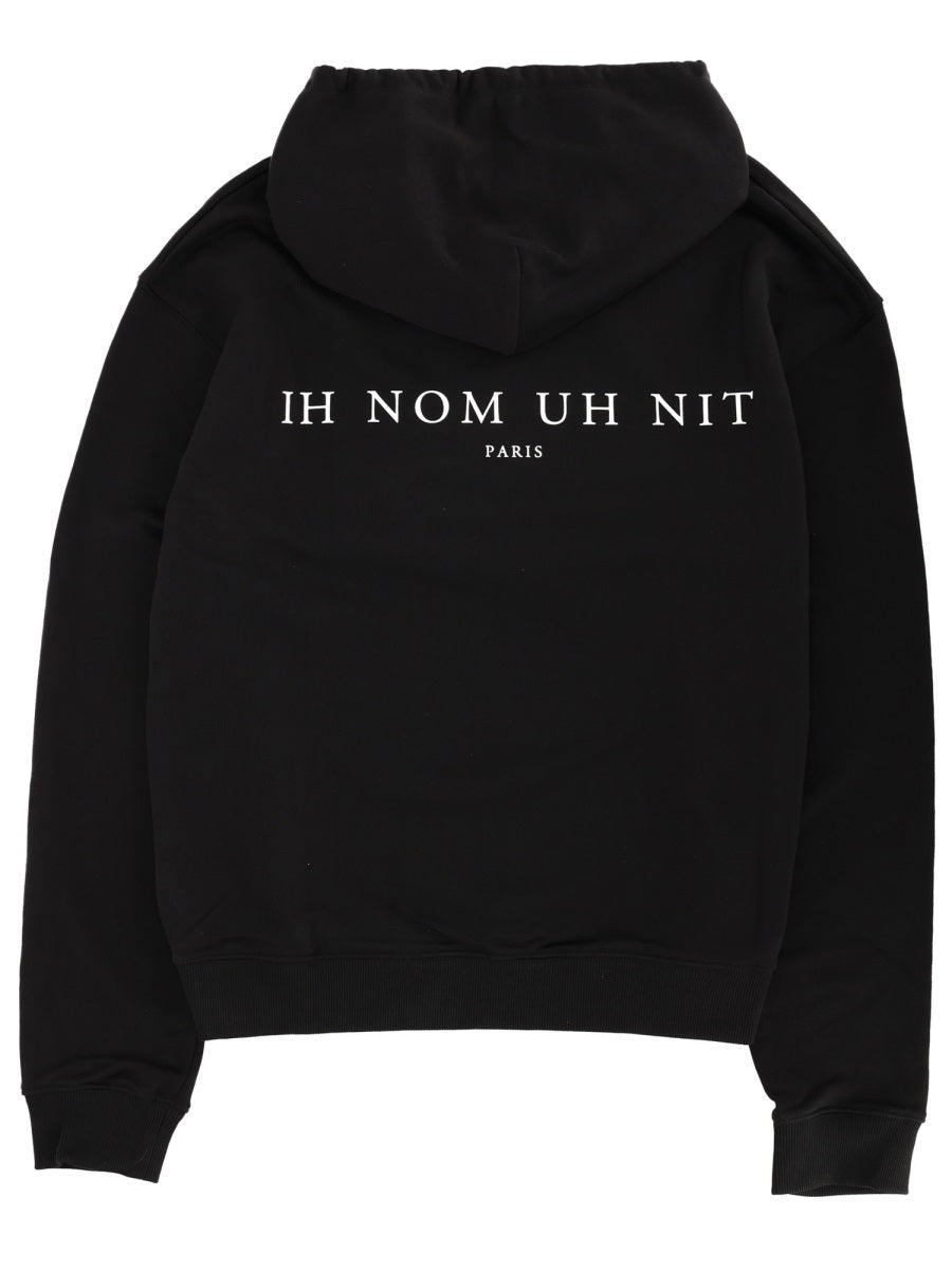 Ih Nom Uh Nit Cotton Print Sweatshirt — Black, view 2