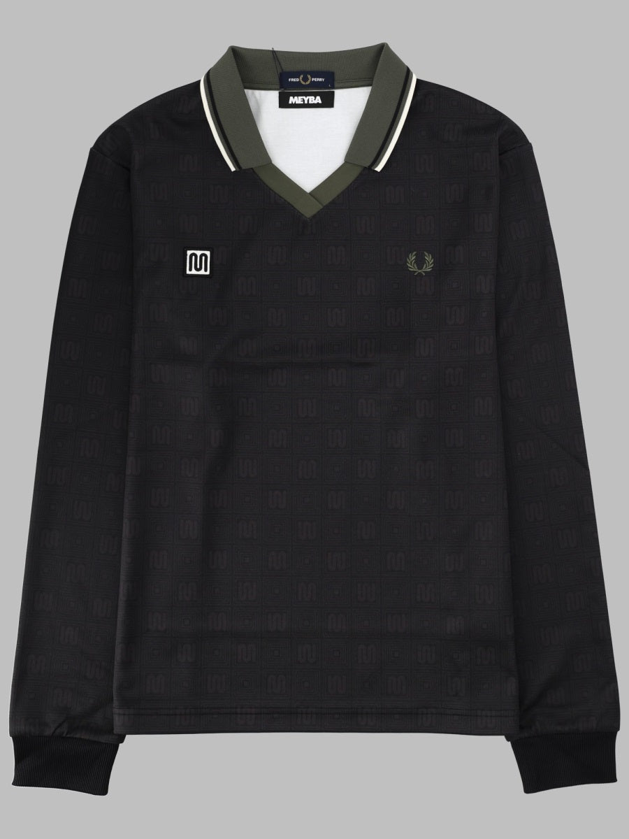 Fred Perry Logo-Embroidered Polo Shirt — Black by Fred Perry