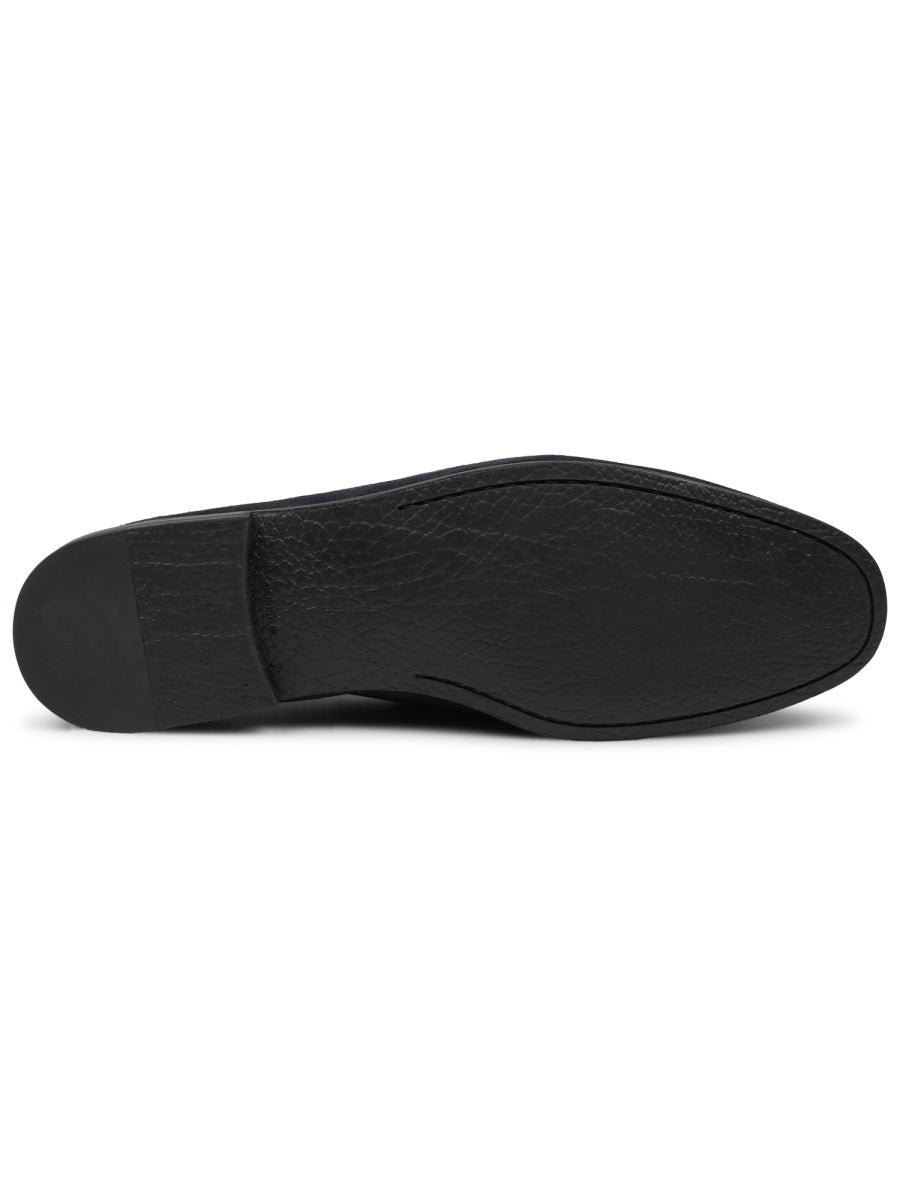 Mille 885 Calf Suede Loafer — Blue, view 6