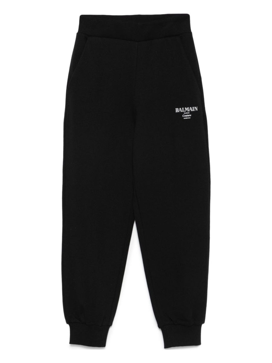 Balmain Cotton Jersey Joggers — Black by Balmain