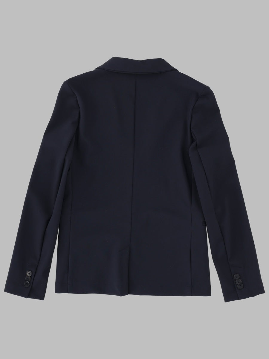 Il Gufo Stretch Polyamide Blazer — Blue, view 2