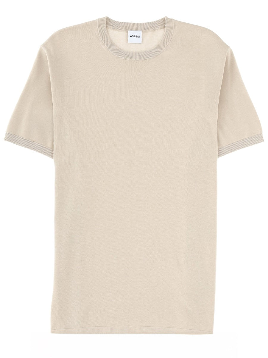 Aspesi Cotton T-Shirt — Beige by Aspesi