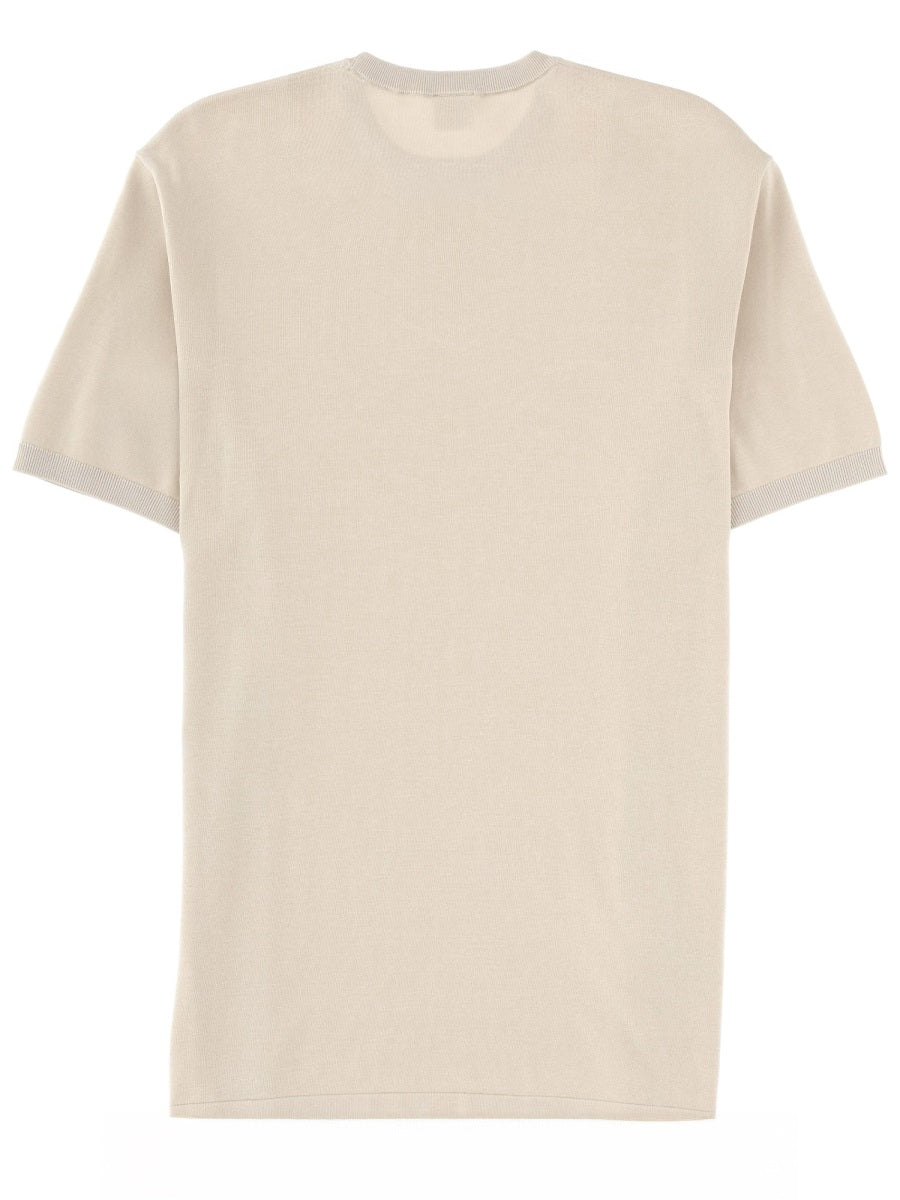 Aspesi Cotton T-Shirt — Beige, view 2