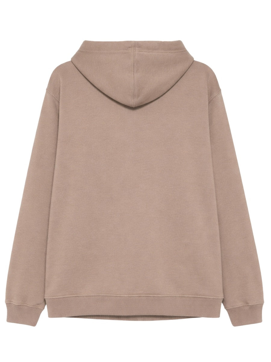 Ih Nom Uh Nit Logo-Embroidered Cotton Sweatshirt — Beige, view 2