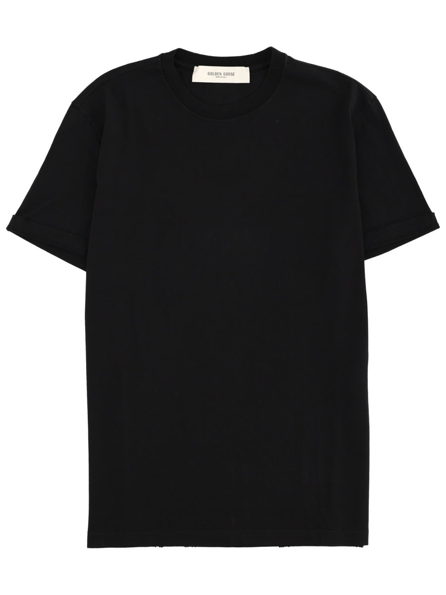 Golden Goose Logo Print T-Shirt — Black by Golden Goose