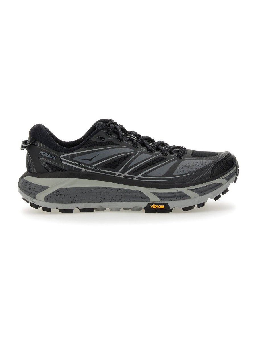 Hoka Mafate Speed 2 Sneaker — Black, view 4