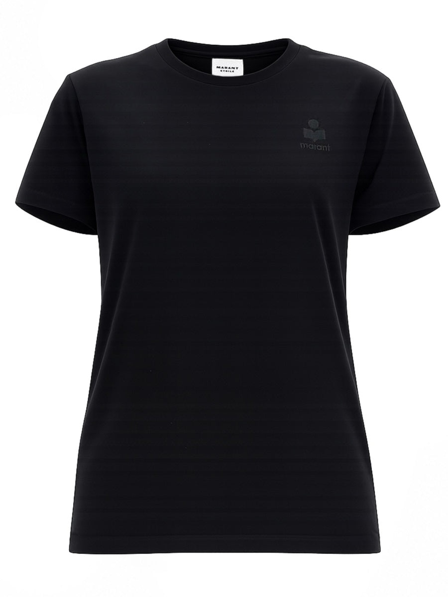 Marant éToile Aby T-Shirt — Black, view 2