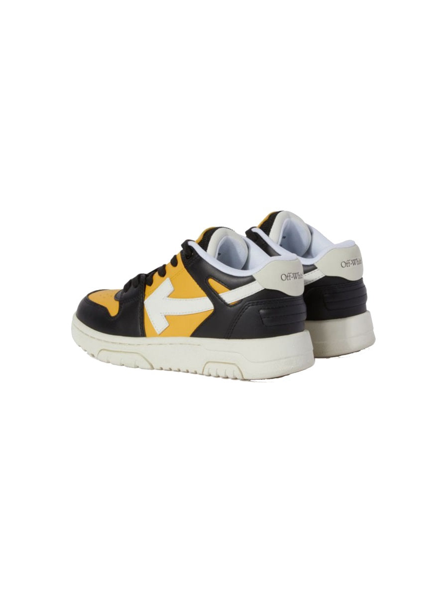 Off-White Recycled Polyester Sneakers — Yellow, view 2