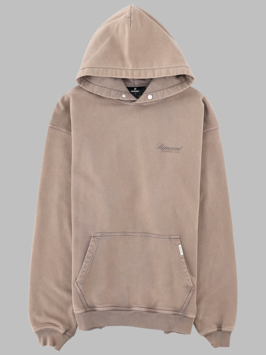 Represent Logo Cotton Sweatshirt — Gray by Represent