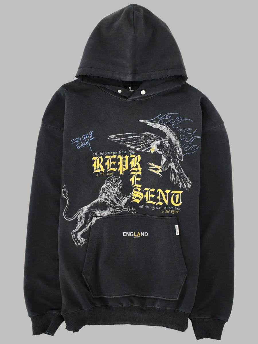 Represent Printed Sweatshirt — Black by Represent